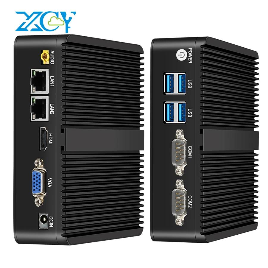 XCY  ǻ Ҹ ̴ PC,   J4125, 2x GbE, LAN 2x, RS232, HDMI VGA , WiFi, 4G, LTE,  10